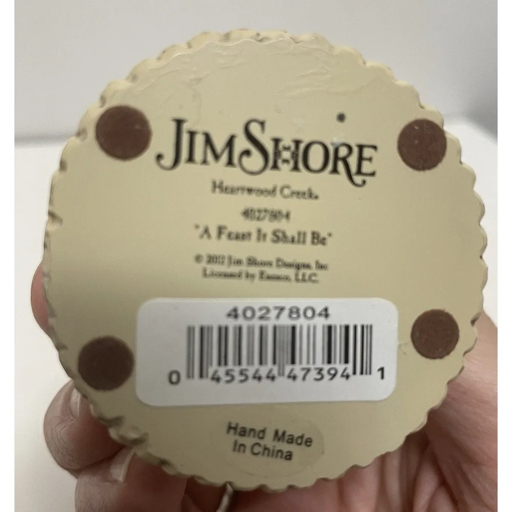 Jim Shore Woman Figurine 2012 Fall Thanksgiving 